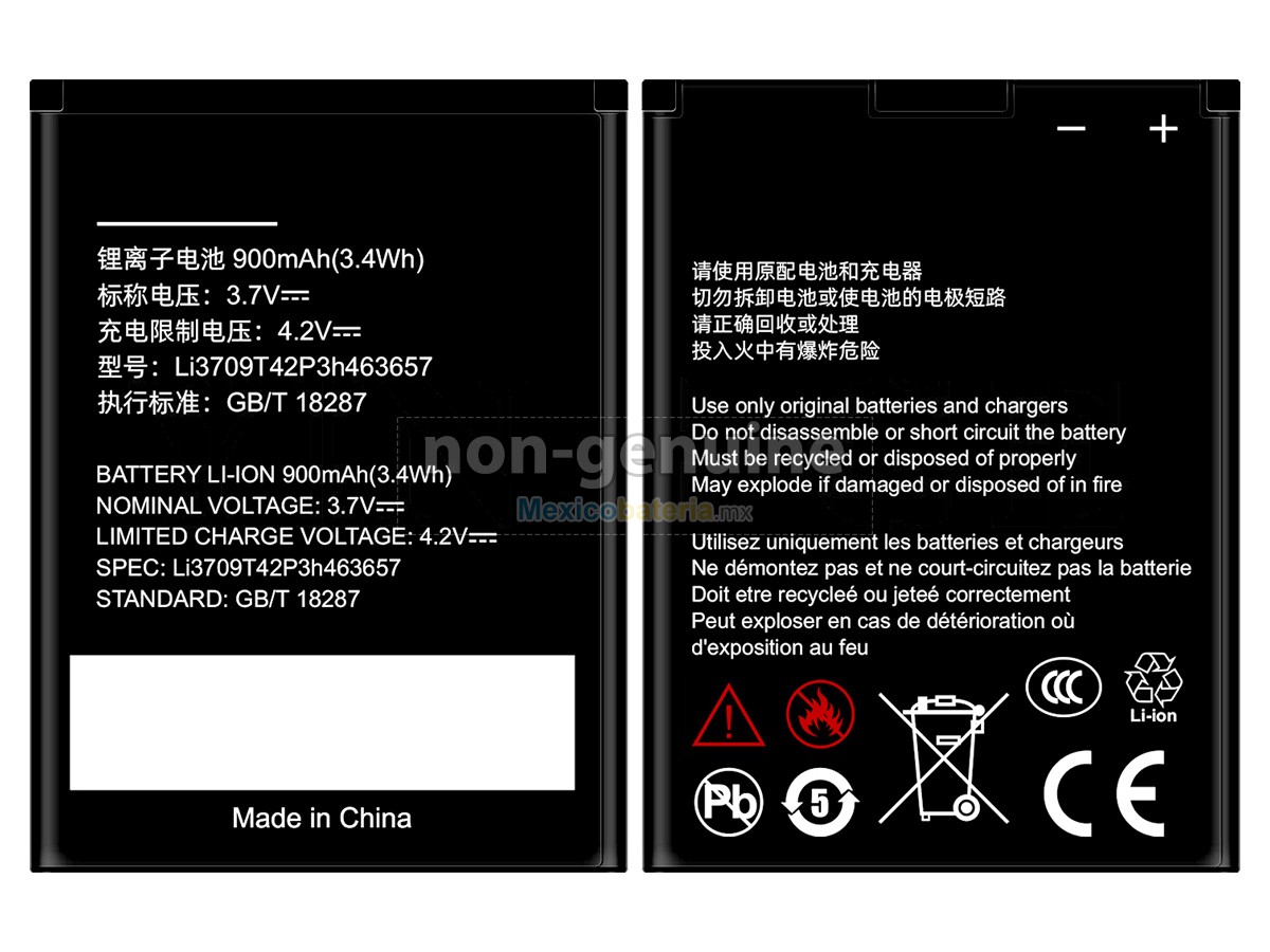 batería para ZTE N281