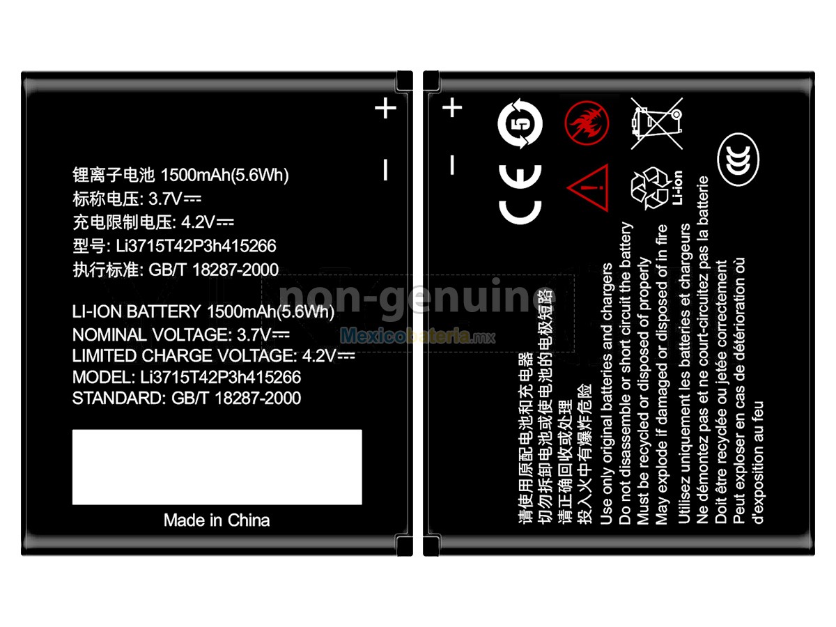 batería para ZTE N990